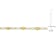 3.5-4MM Freshwater Cultured Pearl and Ball Bead Necklace in 14K Yellow
Gold Over Sterling Silver