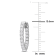 1/2 CT TW Diamond Hoop Earrings in 14K White Gold