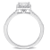 1 CT TGW Lab Grown Diamond with Tsavorite Accent Halo Engagement Ring in
14K White Gold