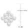 4-4.5mm Cultured Freshwater Pearl and Diamond Accent Stud Earrings in
Sterling Silver