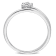 Diamond Accent Floral Promise Ring in Sterling Silver
