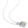 5 3/8 CT TGW Green Quartz and White Topaz Pendant with Chain in Sterling Silver