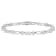 13 4/5 CT TGW Baguette & Round Created White Sapphire Bracelet in
Sterling Silver