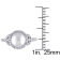 8.5-9MM Freshwater Cultured Pearl and Cubic Zirconia Halo Ring in
Sterling Silver