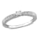 1/10 CT TW Diamond Vintage Engagement Ring in Sterling Silver