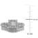 1/5 CT TW Diamond Cushion Shape Filigree Bridal Set in Sterling Silver