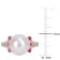 1/5 CT TGW Ruby, 11-12MM Freshwater Cultured Pearl and 1/7 CT TW Diamond
Ring in 10K Rose Gold