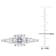1 1/5 CT TGW Created Moissanite 3-Stone Ring in Sterling Silver