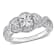 1/5 CT TW Diamond Vintage StyleRing in Sterling Silver