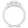 1 CT TW Diamond 3-Stone Engagement Ring in Platinum