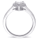 1/3 CT TW Diamond Heart Ring in Sterling Silver