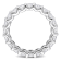 2 CT TGW Lab Grown Diamond Eternity Band in 14K White Gold - Size 6