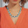 139 1/2 CT TGW Sky Blue Topaz and London Blue Topaz Necklace in Yellow
Plated Sterling Silver