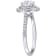 1 3/8 CT TW Lab-Grown Diamond Double Halo Ring in 14K White Gold