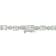 7 3/8 CT TGW Green Quartz and Diamond Accent Tennis Bracelet in Sterling Silver