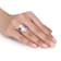 6.5-8MM Freshwater Cultured Pearl & 1 3/8 CT TGW Multi Gem Ring in
Sterling Silver