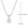 0.50ctw Lab-Grown Diamond Solitaire Pendant with Chain in 14K White Gold