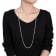 32 1/3 CT TGW Cubic Zirconia Tennis Necklace in Sterling Silver