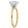 2 CT TW Lab-Grown Diamond Solitaire Ring in 14K Yellow Gold