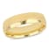 Men's 6mm Polished Finish Wedding Band in 14K Yellow Gold