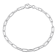 3.5MM Polished Paperclip Chain Bracelet in Sterling Silver