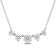 2 1/2 CT DEW Created Moissanite Heart Necklace in Sterling Silver