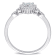 1/2 CT TGW Aquamarine and White Topaz with Diamond Accent Halo Ring in
Sterling Silver
