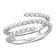 1/2 CT TW Diamond Coil Ring in Platinum