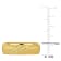 Ladies 6mm Polished Finish Comfort Fit Wedding Band in 10K Yellow Gold