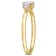 3/8 CT TW Diamond Ring in 14K Yellow Gold