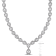 38 CT TGW Cubic Zirconia Teardrop Necklace in Sterling Silver
