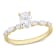 1 1/3 CT DEW Lab Created Moissanite Engagement Ring in 10K Yellow Gold