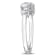 1/2 CT TW Diamond Semi-Eternity Ring in Platinum