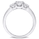 1 CT TW Lab-Grown Diamond 3-Stone Ring in 14K White Gold
