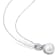 8-8.5MM Freshwater Cultured Pearl and 1/10 CT TW Diamond Earrings and
Pendant Set in Sterling Silver