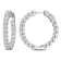 3 5/8 CT TW Lab-Grown Diamond Inside-Out Hoop Earrings in 14K White Gold
(IGI Certified)