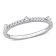 1/7 CT TGW Lab Grown Diamond Anniversary Style Band Ring in Platinum
Plated Sterling Silver