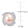 9-9.5MM Pink Cultured Pearl and 2 1/8 ctw Cubic Zirconia Swirl Earrings
in Sterling Silver