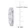 1 CT TW Diamond Vintage Hoop Earrings in Platinum