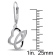 Heart Leverback Earrings in Sterling Silver
