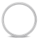 Men's 6mm Polished Finish Wedding Band in 14K White Gold