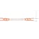 1 1/5 CT TGW Opal Birthstone Link Bracelet in Rose Plated Sterling Silver