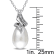 9-9.5MM Freshwater Cultured Pearl and Diamond Twist Pendant with Chain
in Sterling Silver