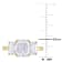 2-3/4 CT DEW Created Moissanite 3-Stone Engagement Ring in 10K Yellow Gold