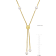 6-7 MM Freshwater Cultured Pearl Tassel Necklace in 18K Yellow Gold Over
Sterling Silver