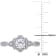 5/8 CT TGW Created White Sapphire and 1/10 CT TW Diamond Vintage Floral
Ring in Sterling Silver