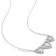 1/2 CT TGW White Topaz and 1/5 CT TW Diamond Triple Heart Necklace in
Sterling Silver