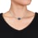 11-12 MM Black Freshwater Cultured Pearl Oval Link Necklace in Sterling Silver