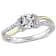 1/5 CT TW Diamond Promise Ring in Sterling Silver