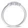 0.05 CT TW Diamond Accent 3-Heart Eternity Ring in Sterling Silver